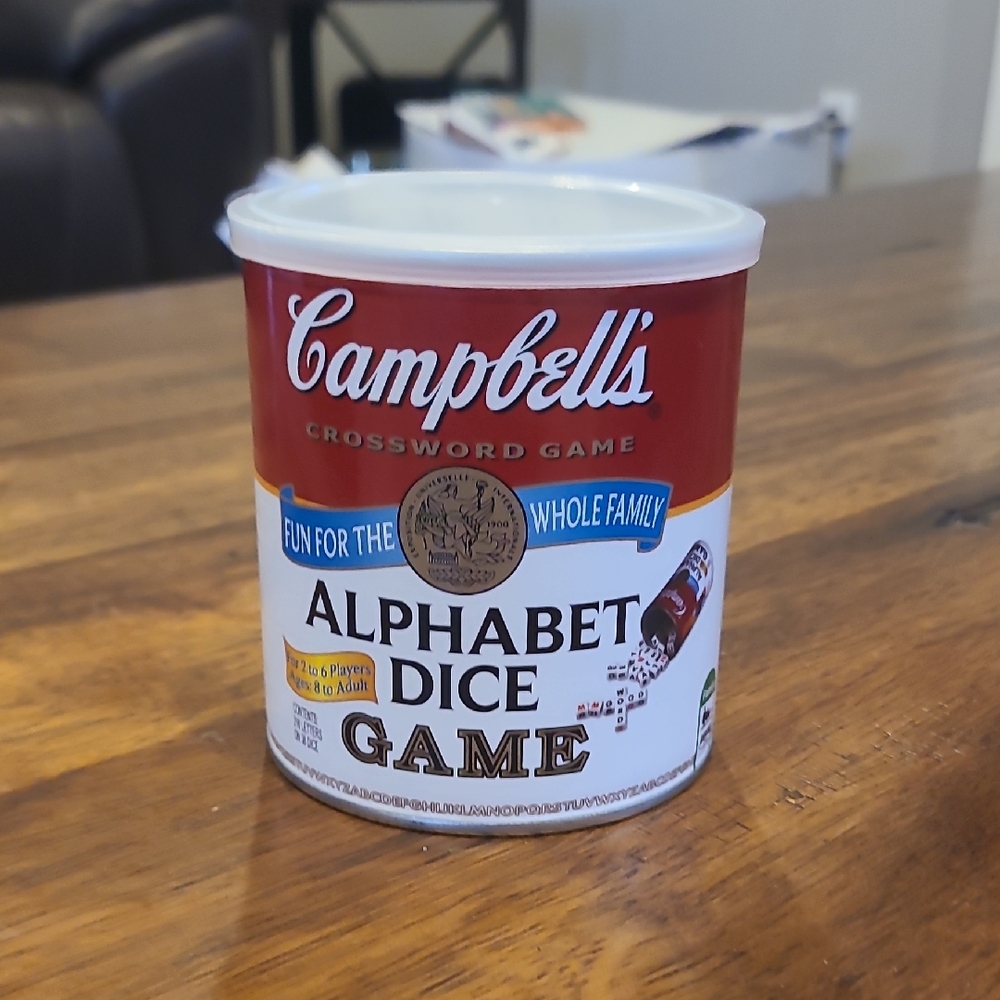 Campbell's Alphabet Dice Game - Red and White